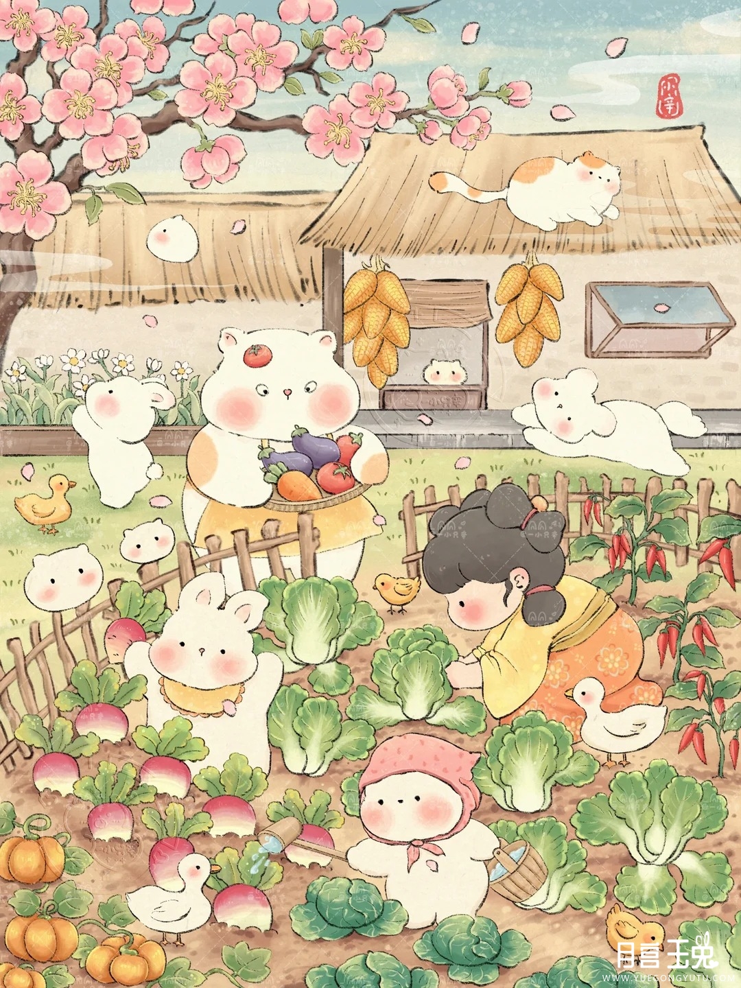 原创插画｜田园系列小合集_2_一小只辛_来自小红书网页版.jpg