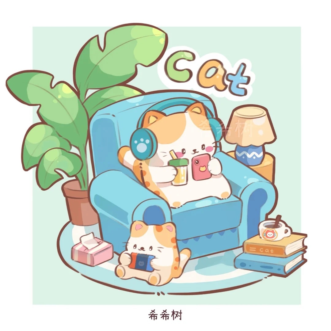 萌系小场景｜把居家日常画成插画